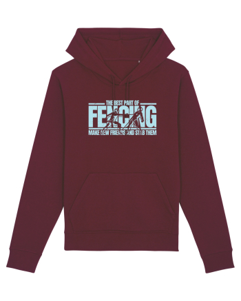 The Best Part of Fencing Burgundy