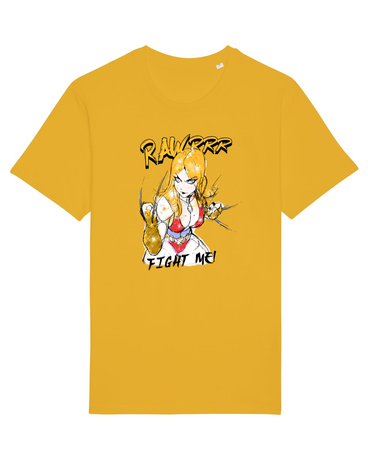 Tricou mânecă scurtă Unisex Rocker Spectra Yellow
