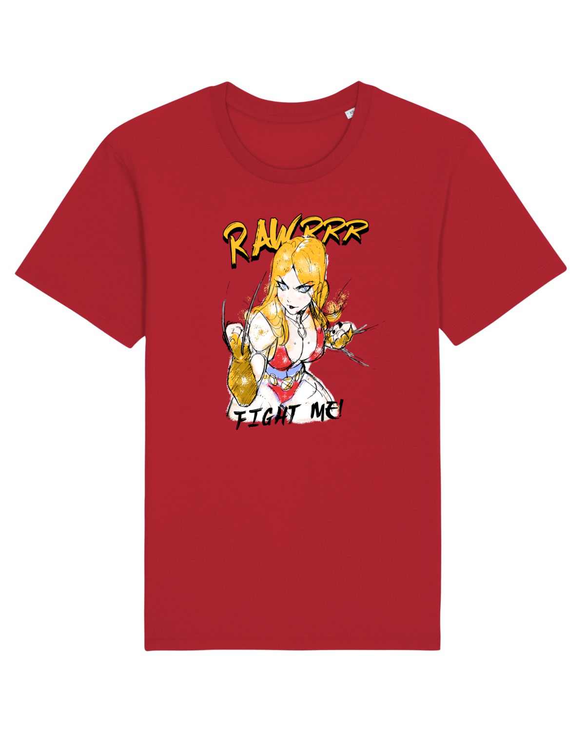 Tricou mânecă scurtă Unisex Rocker Red