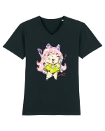 Little Devil Tricou mânecă scurtă guler V Bărbat Presenter