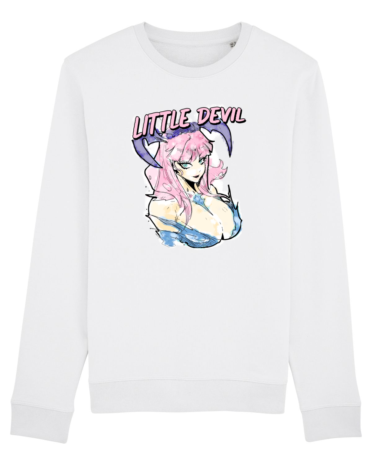 Bluză mânecă lungă Unisex Rise White