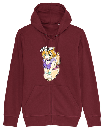 Meow Meow Burgundy