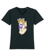 Meow Meow Tricou mânecă scurtă guler V Bărbat Presenter