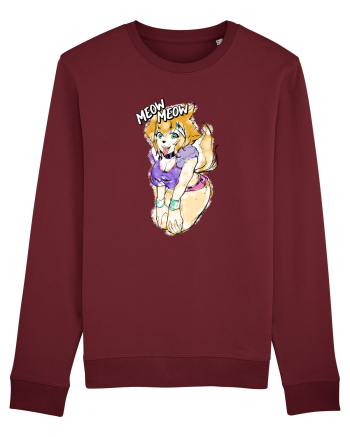 Meow Meow Burgundy