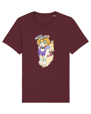 Meow Meow Burgundy