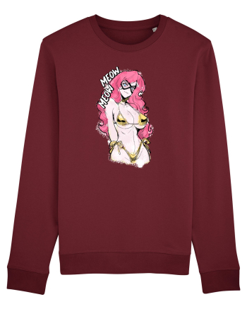 Meow Meow Burgundy