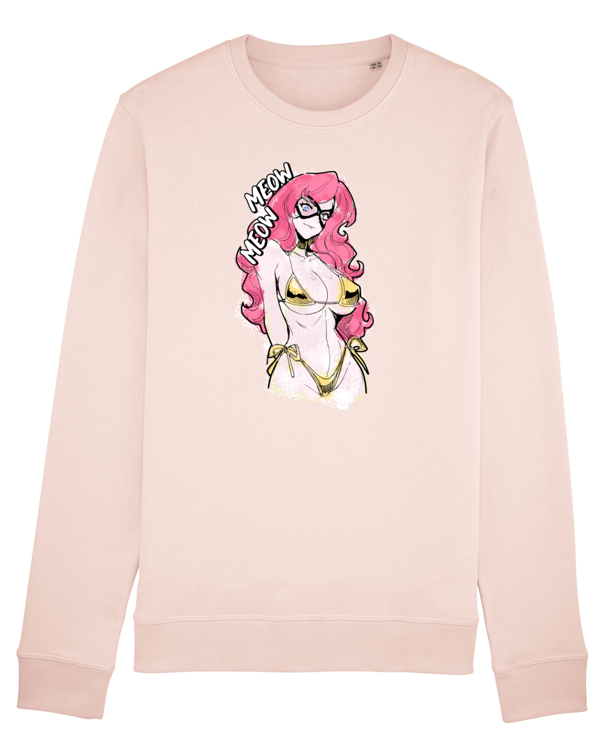 Bluză mânecă lungă Unisex Rise Candy Pink
