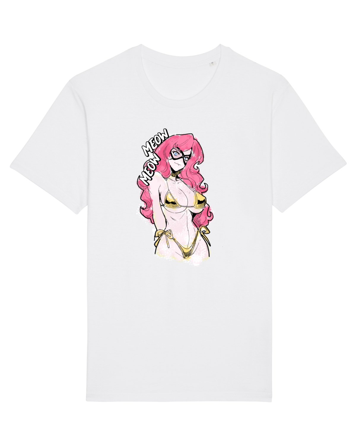 Tricou mânecă scurtă Unisex Rocker White