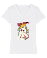 Bad kitty Tricou mânecă scurtă guler V Damă Evoker