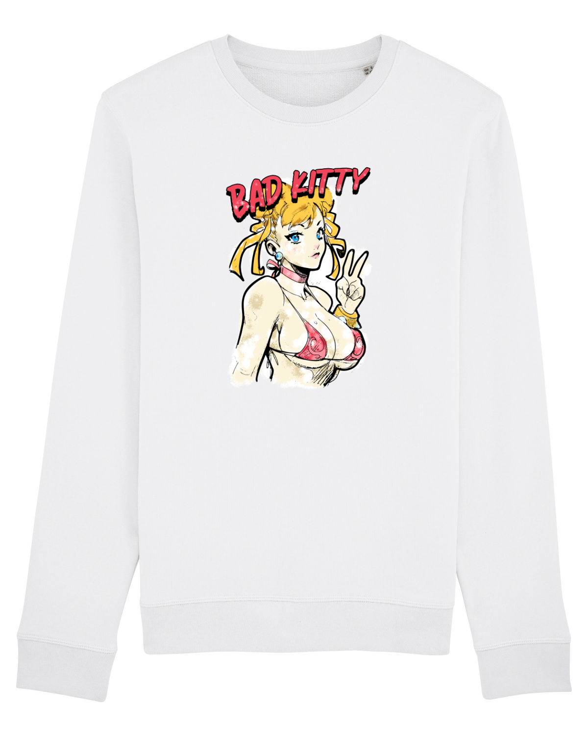 Bluză mânecă lungă Unisex Rise White