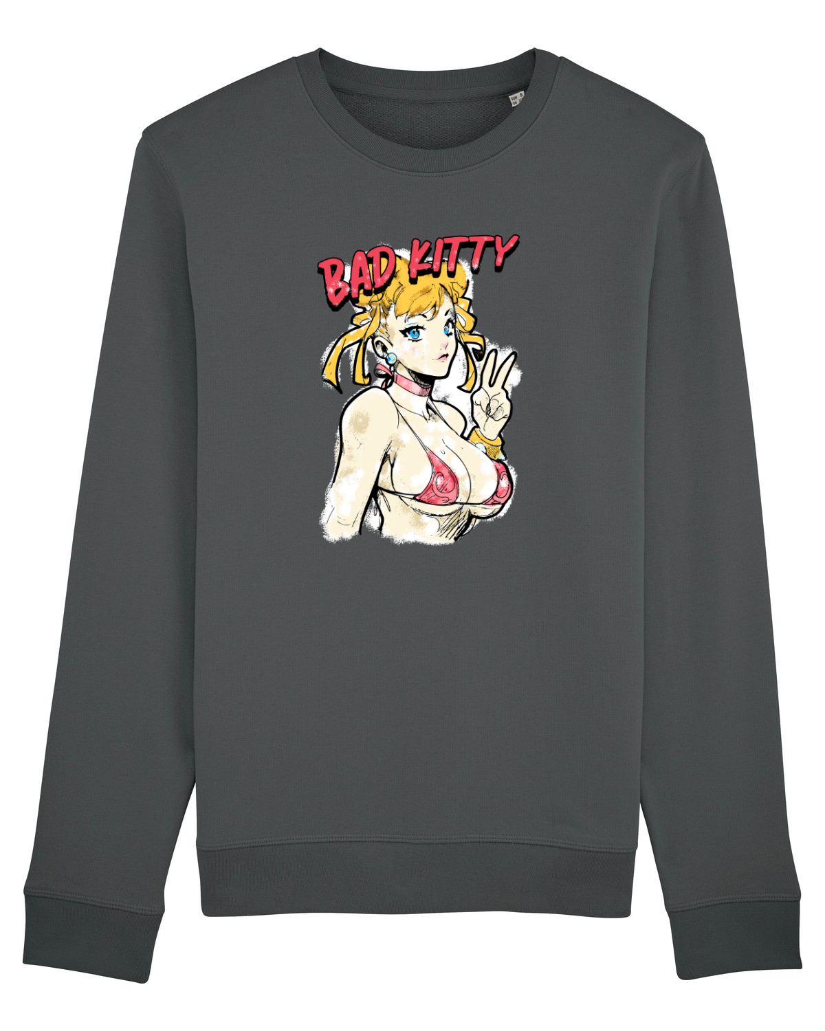 Bluză mânecă lungă Unisex Rise Anthracite
