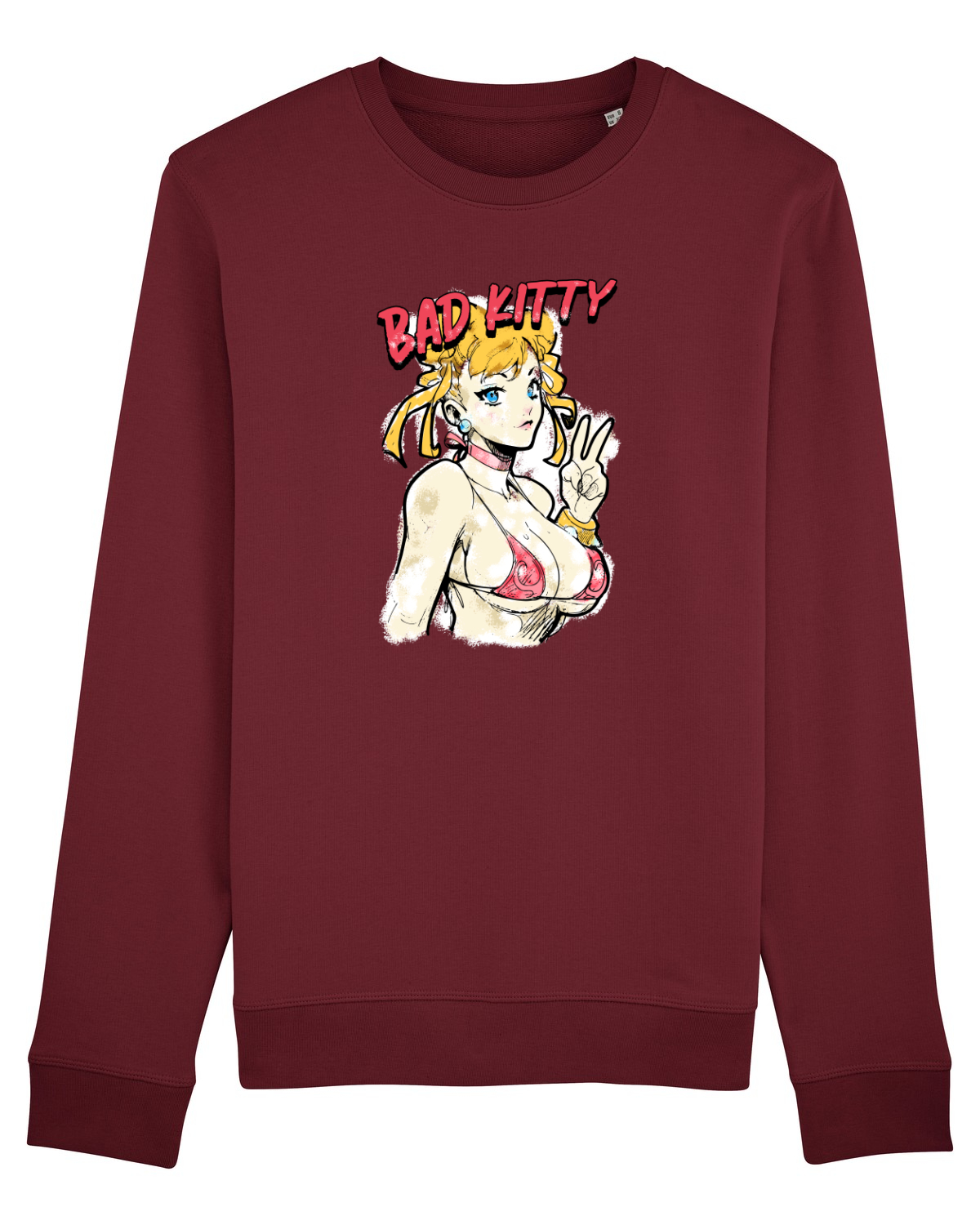 Bluză mânecă lungă Unisex Rise Burgundy