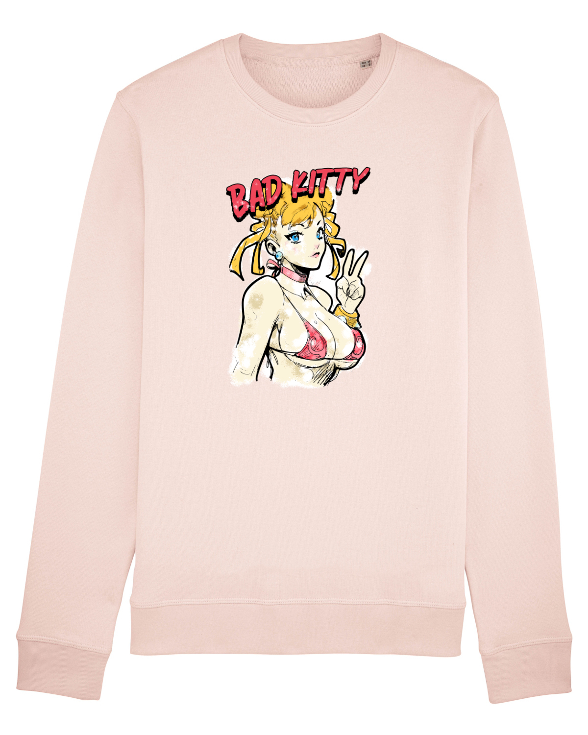 Bluză mânecă lungă Unisex Rise Candy Pink