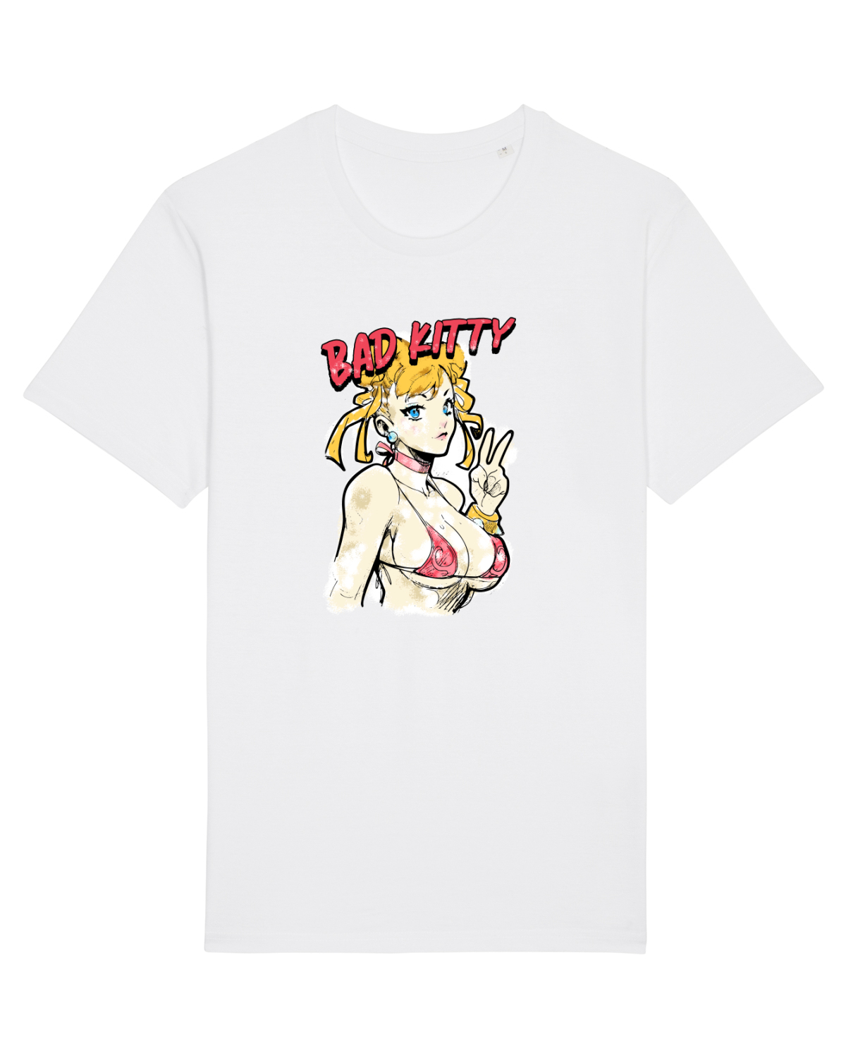 Tricou mânecă scurtă Unisex Rocker White