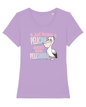 Funny Pelican Pun for Bird Fans Birdwatchers Pelishould Lavender Dawn