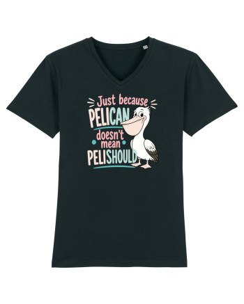 Funny Pelican Pun for Bird Fans Birdwatchers Pelishould Black