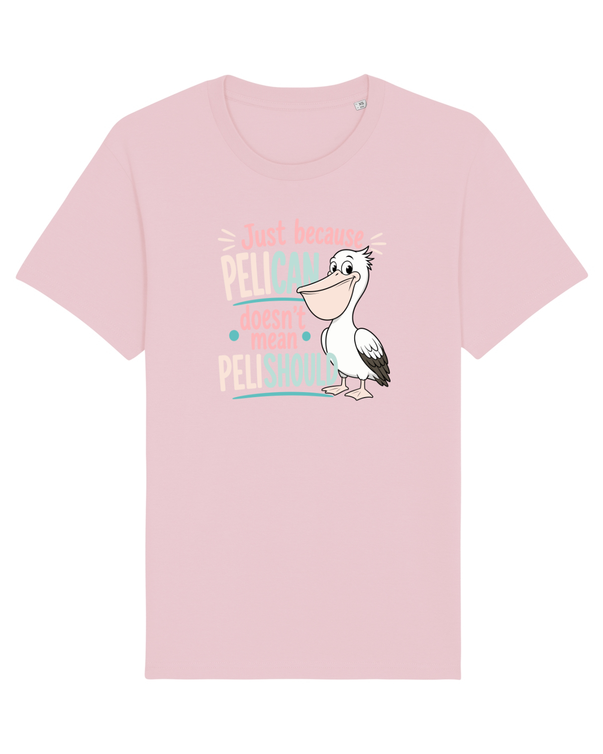 Tricou mânecă scurtă Unisex Rocker Cotton Pink