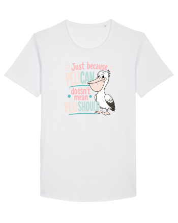 Funny Pelican Pun for Bird Fans Birdwatchers Pelishould White