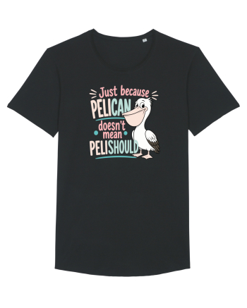 Funny Pelican Pun for Bird Fans Birdwatchers Pelishould Black