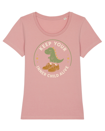 Keep Your Inner Child Alive – Dinozaur cu Pantofi Mari Canyon Pink