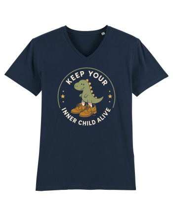 Keep Your Inner Child Alive – Dinozaur cu Pantofi Mari French Navy