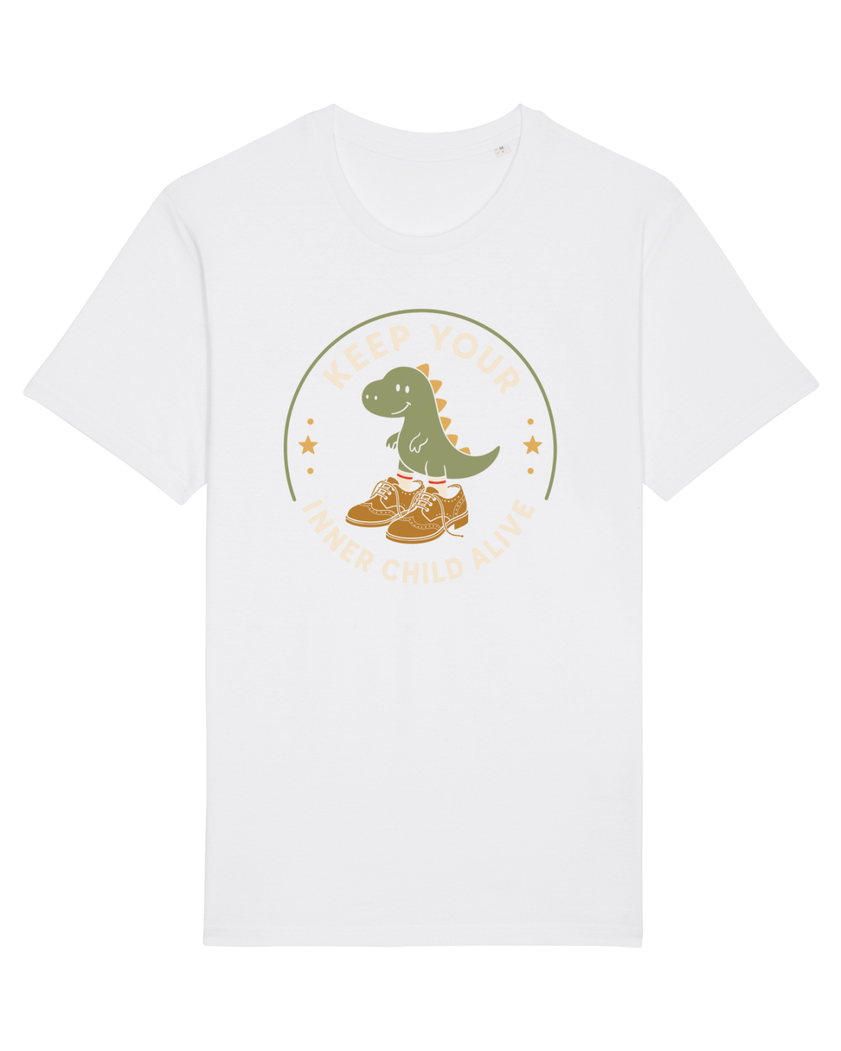 Tricou mânecă scurtă Unisex Rocker White