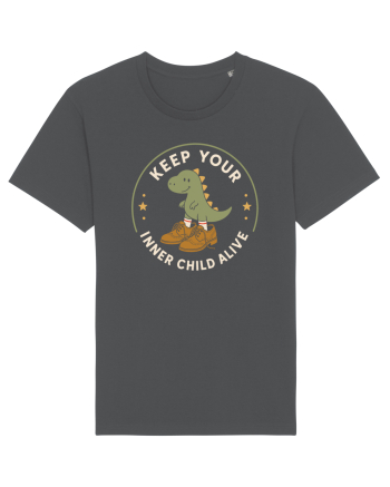 Keep Your Inner Child Alive – Dinozaur cu Pantofi Mari Anthracite