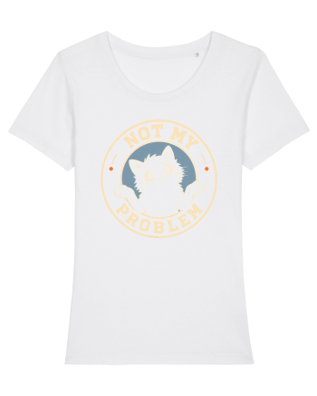 Not My Problem – Pisică Nepăsătoare White