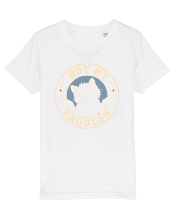 Not My Problem – Pisică Nepăsătoare White
