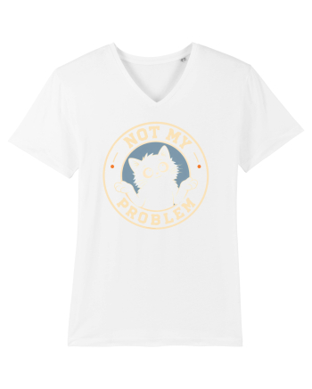 Not My Problem – Pisică Nepăsătoare White