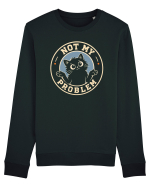 Not My Problem – Pisică Nepăsătoare Bluză mânecă lungă Unisex Rise