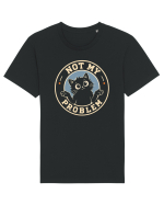 Not My Problem – Pisică Nepăsătoare Tricou mânecă scurtă Unisex Rocker