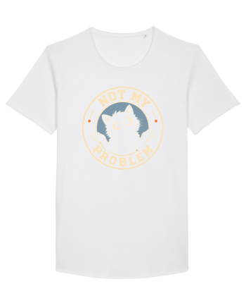 Not My Problem – Pisică Nepăsătoare White