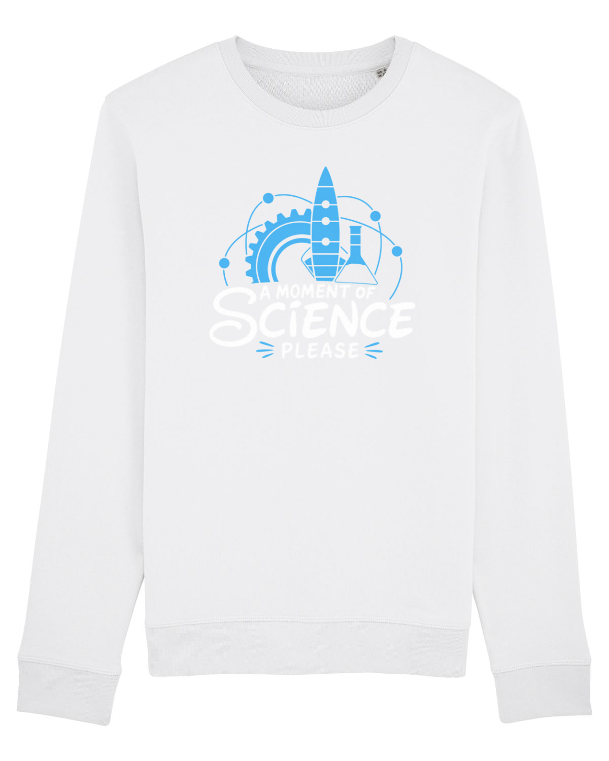 Bluză mânecă lungă Unisex Rise White