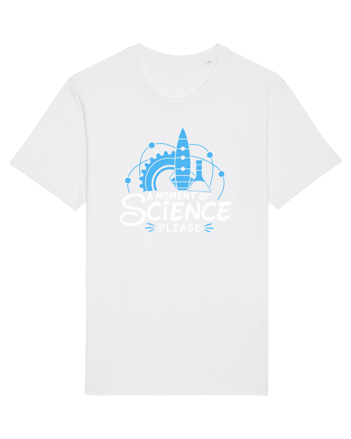 Tricou mânecă scurtă Unisex Rocker White