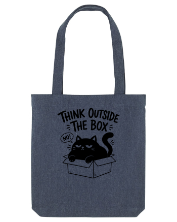 Think Outside the Box? The Cat Said No Midnight Blue