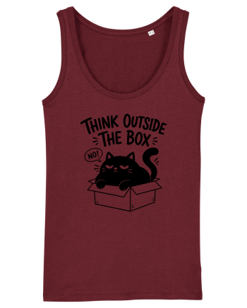 Think Outside the Box? The Cat Said No Burgundy