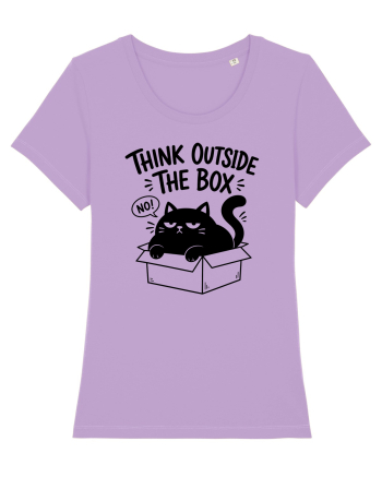 Think Outside the Box? The Cat Said No Lavender Dawn