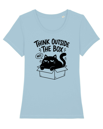 Think Outside the Box? The Cat Said No Sky Blue