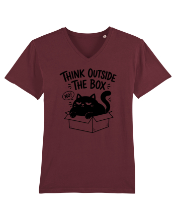 Think Outside the Box? The Cat Said No Burgundy