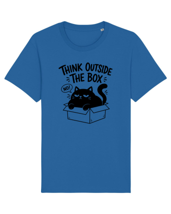 Think Outside the Box? The Cat Said No Royal Blue