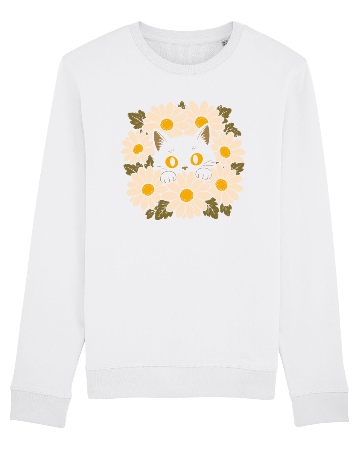 Bluză mânecă lungă Unisex Rise White