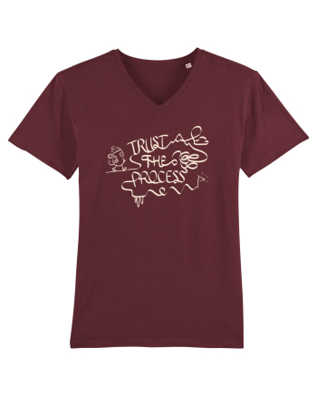 Trust the Mess – Trust the Process Burgundy