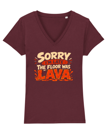 Sorry I’m Late Burgundy