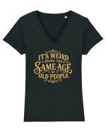 Same Age as Old People Tricou mânecă scurtă guler V Damă Evoker