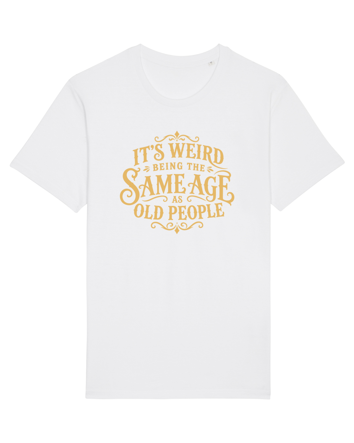 Tricou mânecă scurtă Unisex Rocker White