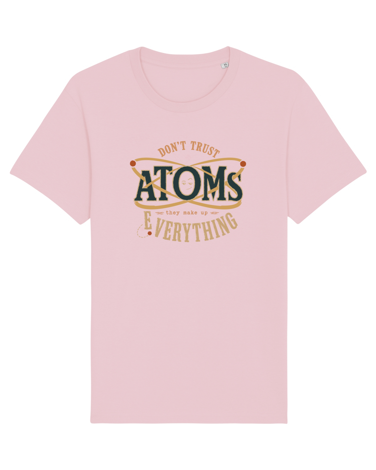 Tricou mânecă scurtă Unisex Rocker Cotton Pink