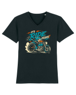 It’s Ride O’Clock Tricou mânecă scurtă guler V Bărbat Presenter