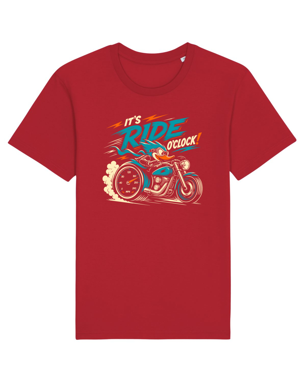 Tricou mânecă scurtă Unisex Rocker Red