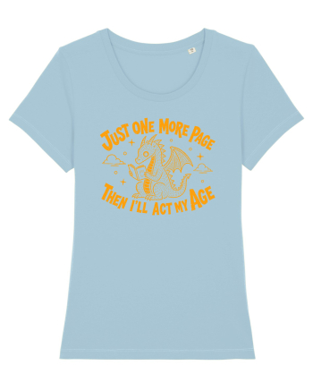 Just One More Page – Then I’ll Act My Age Sky Blue